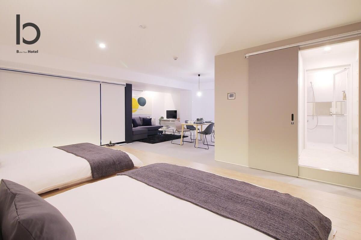 アパート Bhotel Heiwaodori 102 - Beautiful New 1br For 6 Ppl 広島市