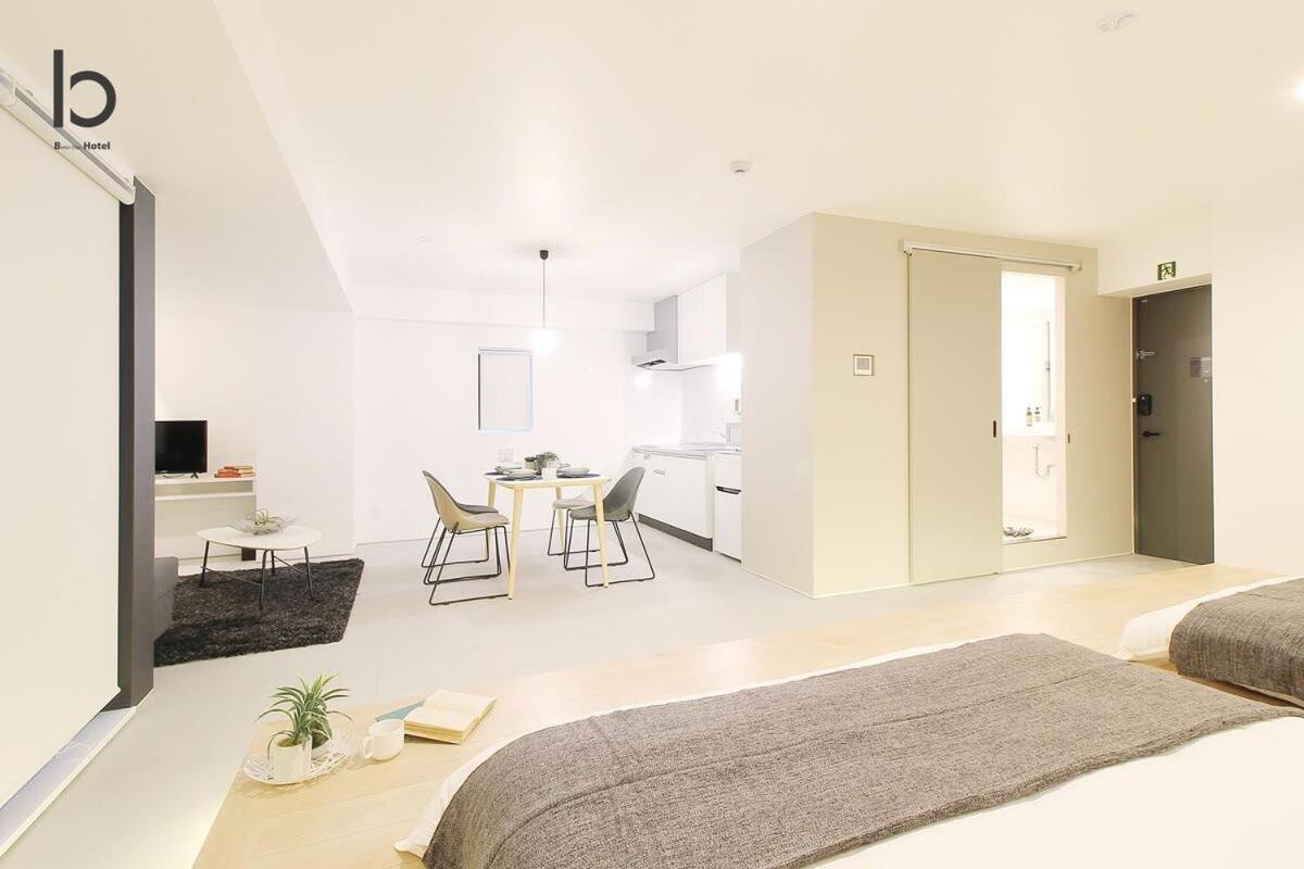 アパート Bhotel Heiwaodori 102 - Beautiful New 1br For 6 Ppl